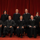 Members of the U.S. Supreme Court pose for photographs in the East Conference Room at the court building Oct. 8, 2010 in Washington, D.C.
Chip Somodevilla/Getty Images